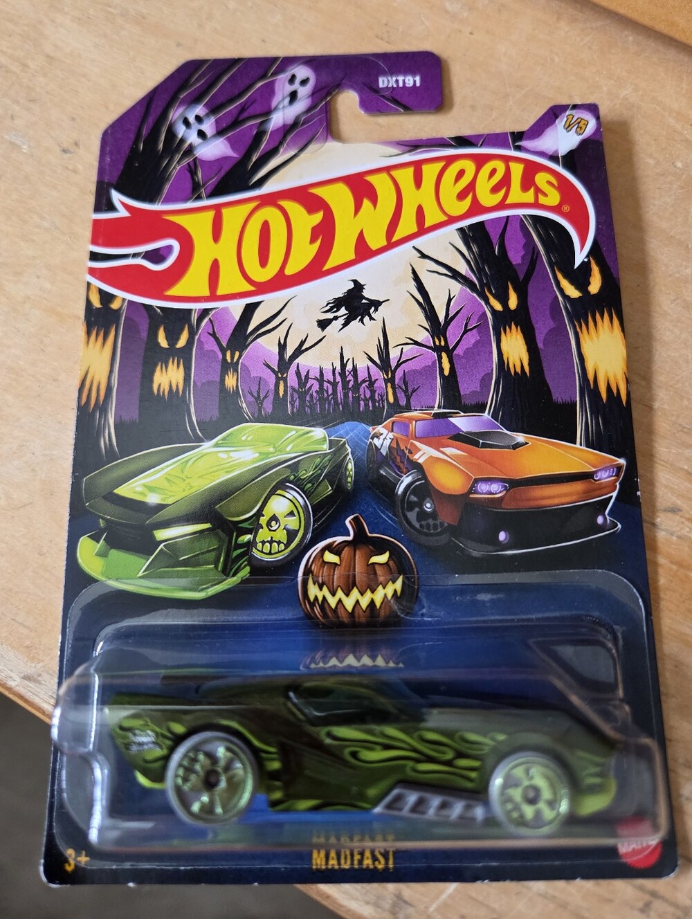ERROR NEW Hot Wheels 2024 HW Halloween 5/5 Green Street Shaker Car Madfast 1/5 - Picture 8 of 16